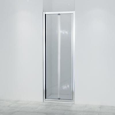 Marenza Fold Vouwdeur - 90x190cm - 6mm veiligheidsglas - alu profiel - anti kalk - chroom SW8416