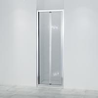 Marenza Fold Vouwdeur - 90x190cm - 6mm veiligheidsglas - alu profiel - anti kalk - chroom SW8416 - thumbnail