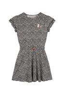 NoNo zomer jurk meisjes - ivoor wit - Ikat AOP - Morly - thumbnail