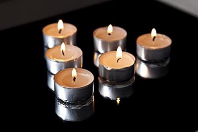 Cosy & Trendy theelichtjes 8H, wit, pak van 50 stuks