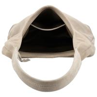 Hide & stitches brazos suède schoudertas-Sand - thumbnail