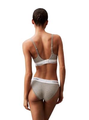 Calvin Klein Push-Up Plunge bh met beugel - Katoen modal - Ademend materiaal - Diep uitgesneden - thumbnail