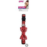 Pawise Cat collar met Bowknot rood - thumbnail
