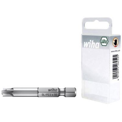 Wiha 7049XZ-941 PZ1x70 Plus/minus-bit SL/PZ 1 Chroom-vanadium staal Gehard E 6.3 2 stuk(s)