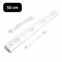 LED onderbouwverlichting 50 cm met snoer en stekker - Koppelbaar - Aan/uit schakelaar - Wit - thumbnail