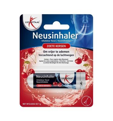 Lucovitaal Neusinhaler Vrijer Ademen Zoete Kersen 1g
