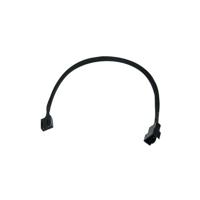 Verlengkabel voor ventilatorstroom - 4-pins interne voeding (alleen ventilator) (V) naar 4-pins interne voeding (alleen ventilator) (M) - 60 cm - zwart - thumbnail