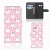 HTC U11 Telefoonhoesje met Pasjes Sleeping Cats - thumbnail