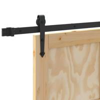 Schuifdeur ORKDAL Bruin 86 x 198.5 cm Massief grenenhout - thumbnail