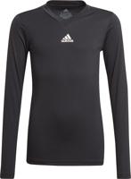 adidas Team Ondershirt Lange Mouwen Kids Zwart - thumbnail