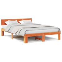 Bedframe Wasbruin 160 x 200 cm Massief grenenhout - thumbnail