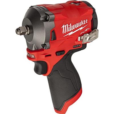 Milwaukee M12 FUEL™ FIW38-0 Subcompacte accu slagmoersleutel 339Nm 3/8" frictiering 12V Basic Body - 4933464612