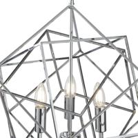 Searchlight Chrome hanglampCube Ø 48cm - 7863-3CC - thumbnail