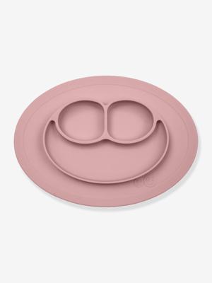 Alles-in-een Mini-placemat met bord van EZPZ van siliconen roze