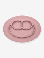 Alles-in-een Mini-placemat met bord van EZPZ van siliconen roze - thumbnail