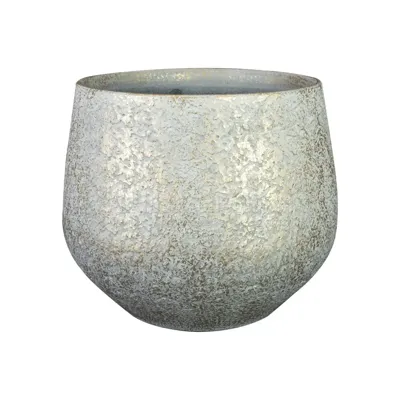 Bloempot Noor Metalic Grey Ø23cm Bloempot Noor Metalic Grey Ø23cm