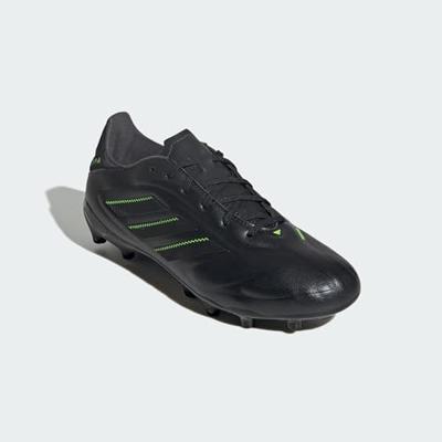 adidas Copa Pure III League Gras / Kunstgras Voetbalschoenen (MG) Kids Zwart Donkergrijs Groen