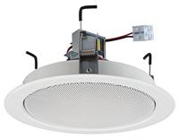 Monacor EDL-70/WS PA-plafondluidspreker 100 V Wit 1 stuk(s) - thumbnail