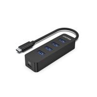 UNITEK HUB USB-C 4XUSB-A 3.1, ACTIEF, 10 WATT,H1117B - thumbnail