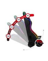 Huzaro Force 6.3 PC-gamestoel Kuipzitje Zwart, Meerkleurig - thumbnail