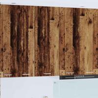 Hangkast met plank Riga Oud Hout 40 x 31 x 100 cm Bewerkt hout - thumbnail