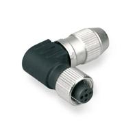 Weidmüller 1812890000 Sensor/actuator connector, niet geassembleerd M12 Aantal polen (sensoren): 4 Bus, haaks 1 stuk(s) - thumbnail