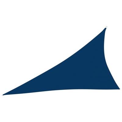 Zonnescherm driehoekig 4x5x6,4 m oxford stof blauw