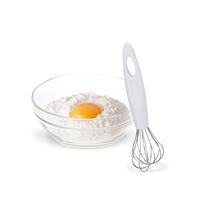 Metaltex Klopper 20 cm RVS/Plastic/Wit - thumbnail