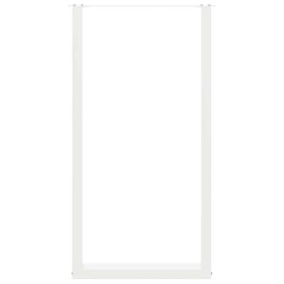 Bartafelpoten 2 st U-vormig 60x(110-111) cm staal wit