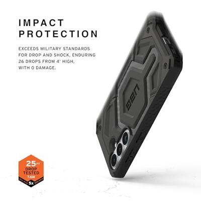 Urban Armor Gear Monarch Pro Case Samsung Galaxy S26+ Carbon MagSafe compatible, Met magneetmodule Urban Armor Gear Monarch Pro Case Samsung Galaxy S26+ Carbon MagSafe compatible, Met magneetmodule