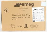 SMEG - Broodrooster - TSF01PBEU Broodrooster 2x2 Blauw - thumbnail