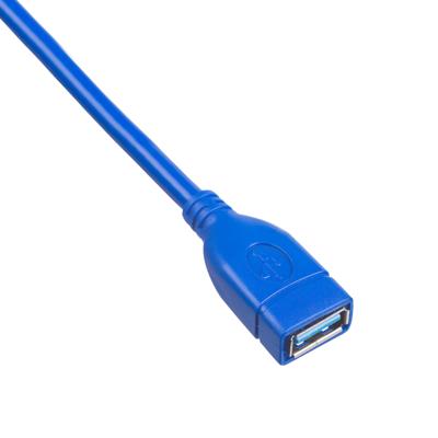 Akyga AK-USB-28 USB-kabel USB 3.2 Gen1 USB-A stekker, USB-A bus 1.00 m Zwart