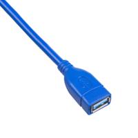 Akyga AK-USB-28 USB-kabel USB 3.2 Gen1 USB-A stekker, USB-A bus 1.00 m Zwart - thumbnail