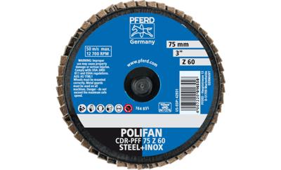 PFERD TOOLS 47202535 CDR PFF 75 Z 60 Lamellenschijf Diameter 75 mm Legering op kobaltbasis, Brons, Titanium, Koper, Messing, RVS, Grijs/grauw sferoïdisch PFERD TOOLS 47202535 CDR PFF 75 Z 60 Lamellenschijf Diameter 75 mm Legering op kobaltbasis, Brons, Titanium, Koper, Messing, RVS, Grijs/grauw sferoïdisch
