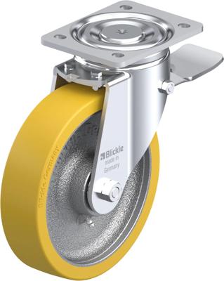 Blickle LH-GTH 200K-ST Zwenkwiel met rem Wieldiameter: 200 mm Draagvermogen (max.): 900 kg 1 stuk(s)