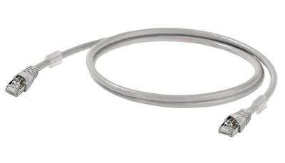 Weidmüller 1165940040 RJ45 Netwerkkabel, patchkabel CAT 6A S/FTP 4.00 m Grijs UL gecertificeerd 1 stuk(s)