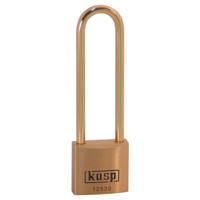 Kasp K12540L63BD Hangslot 40 mm Verschillend sluitend Goud-geel Sleutelslot - thumbnail