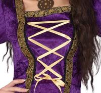 Prinessenjurk Paars Oudheid Dames - thumbnail