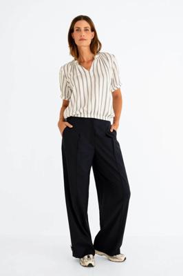 Maicazz Salou - Blouse Sp26.20.008 Blouse Silver Stripe