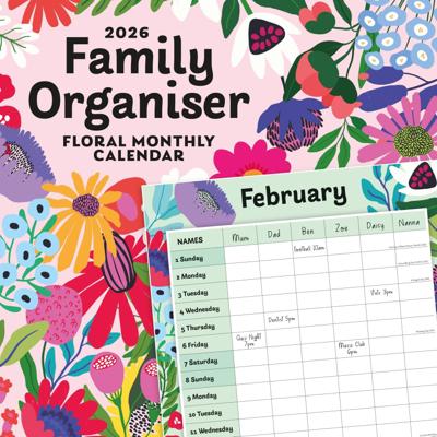 Family Organiser Floral 2026 Family Organiser Floral 2026