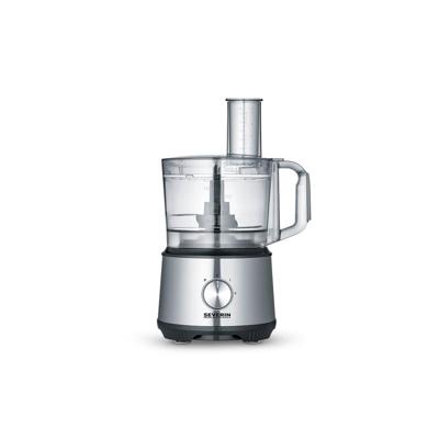 Severin KM 3892 Foodprocessor 1200 W Zilver, Zwart
