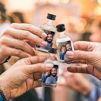 Mini Vodka personaliseren - 10 stuks - thumbnail