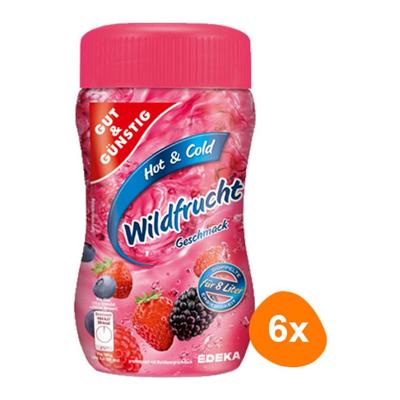 Gut & Günstig - Instant Wilde Vruchten Thee - 6x 400g Gut & Günstig - Instant Wilde Vruchten Thee - 6x 400g