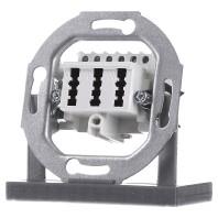 Rutenbeck TAE 3x6 NFN Up0 rw Telefoonaansluitdoos Schroefbevestiging Wit - thumbnail