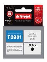Activejet AE-801N inkt (vervanging van Epson T0801; Supreme; 15 ml; zwart) - thumbnail