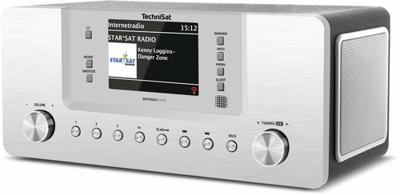 TechniSat DIGITRADIO 574 IR internetradio stereo (DAB+, FM, WLAN, Bluetooth-audiostreaming, 4 inch kleurendisplay, USB, AUX-in, hoofdtelefoonaansluiting, wekker, 10 watt, app/afstandsbediening) zilver