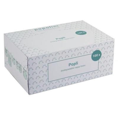 Popli inlegvellen in doos - 100 stuks Popli inlegvellen in doos - 100 stuks