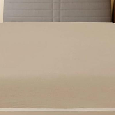 Hoeslaken jersey 100x200 cm katoen taupe Hoeslaken jersey 100x200 cm katoen taupe