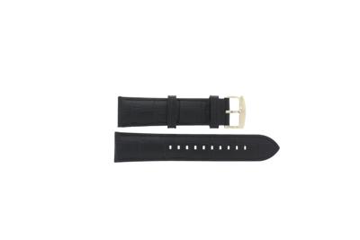 Horlogeband Armani AR1917 / Luigi XLarge Leder Zwart 22mm Horlogeband Armani AR1917 / Luigi XLarge Leder Zwart 22mm