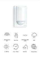 Steinel bewegingsdetector IS 2180-2 wit - 603816 - thumbnail